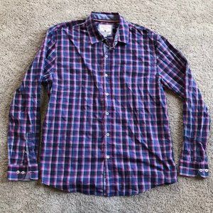 Southern Vintage men's XXL long sleeve plaid button down shirt